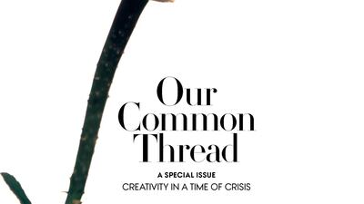 'American Vogue' used a rose photographed by Irving Penn in 1970 for its June/July 2020 cover. Vogue / Instagram