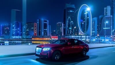 Looking at home in the Dubai night.