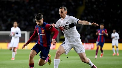First start since March 3 but it didn’t show early on as he picked out teammates at will with his pinpoint passing. But Barca’s midfield was overrun from moment Araujo saw red. Getty Images