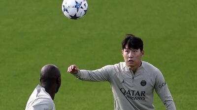 PSG's South Korean midfielder Lee Kang-in. AFP
