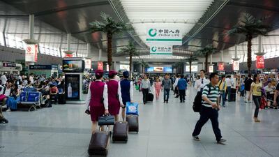 From Tianjin railway station, it takes only a half an hour to reach Beijing by high-speed train. Tianjin is experiencing huge economic growth and is on track to surpass Hong Kong in terms of GDP by next year and become one of the fastest growing cities in mainland China. Zhang Peng / LightRocket / Getty Images