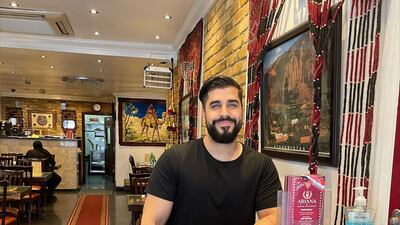 Wahid Hezb, who now lives in London, says the Afghan government and the Taliban 'should step aside because neither has legitimacy'. Layla Maghribi/The National