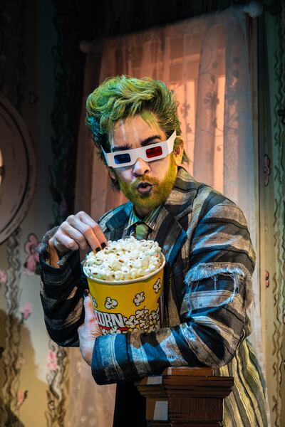 Andy Karl plays the title character in Beetlejuice The Musical with aplomb. Photo: Etihad Arena