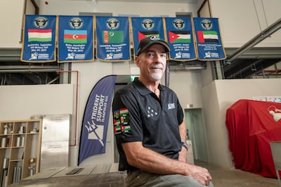 David Chambers said their future plans include building the tallest flagpole in Thailand and Nigeria, but the development of new technology is their current focus. Antonie Robertson / The National