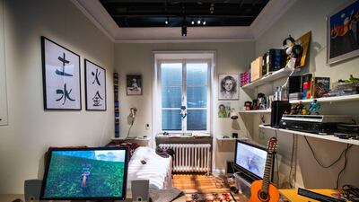 Belongings and other items on display during the inauguration of the Avicii Experience Museum, dedicated to late Swedish musician Tim Bergling, also known as Avicii, in Stockholm, Sweden on February 24, 2022. AFP