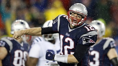 Tom Brady and the Patriots reached their sixth conference championship game since 2001 on Saturday. Michael Dwyer / AP