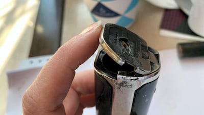 The Chinese-made device was bought while the family were on holiday in France