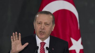 Turkey's President Recep Tayyip Erdogan is seeking far reaching powers and overhauling the Turkish political system. Rebecca Blackwell / AP