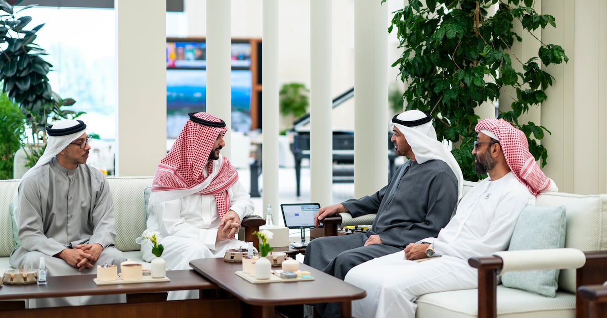 President Sheikh Mohamed holds talks with Saudi Arabia’s Defense Minister in Abu Dhabi. President Sheikh Mohamed holds talks with Saudi Arabia’s Defense Minister in Abu Dhabi.