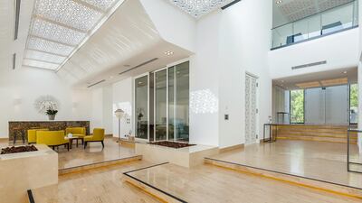 The island is a 15-minute boat ride from Saadiyat Island.