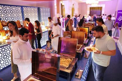 Lavish buffets used to be the norm at many hotels across the Emirates. Pawan Singh / The National