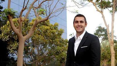 Ali Matar joined LinkedIn last July. Jeffrey E Biteng / The National