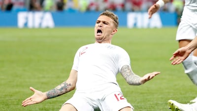 Kieran Trippier created more chances than any other player at the 2018 World Cup in Russia and also scored England's goal in a 2-1 semi-final defeat to Croatia. EPA