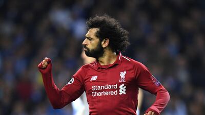 14) A goal against Porto in the 4-1 quarter-final win in April 2019. Getty