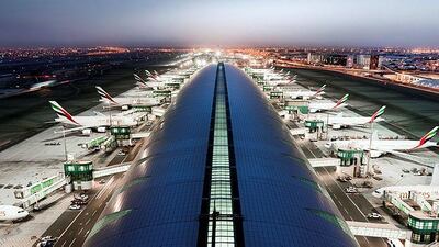 Dubai International Airport in all its glory, now.