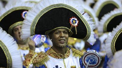 Drummers. Andre Penner / AP Photo