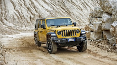 A slippery gravel surface gives a driver pause for thought.