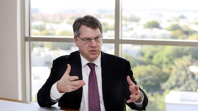 Rich Lesser, Boston Consulting Group's president and global CEO, at Dubai Internet City. Sarah Dea / The National