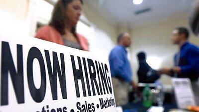 February: the US economy created 227,000 jobs in February, while the unemployment rate was at 8.3 per cent, the lowest level in nearly three years. Mike Groll / AP Photo