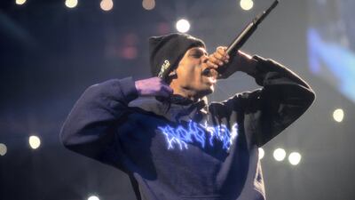 Rapper Travis Scott's show is set to be live-streamed from the Giza Pyramids. Getty Images