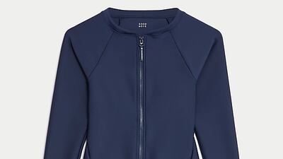 Long sleeve zip-up, Dh279, Marks & Spencer. Photo: Marks & Spencer