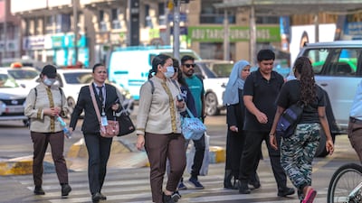 Employees in the UAE are asking for more than a pay cheque, they want career growth, wellness benefits and a better work-life balance. Victor Besa / The National