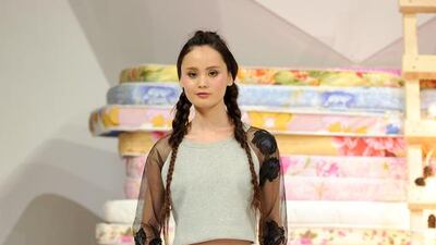 Zayan the Label show at Fashion Forward. Courtesy Getty Images