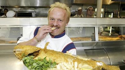 Anthony Worrall Thompson, a British TV chef, was cautioned by police after being caught shoplifting cheese and wine in a local Tesco supermarket.