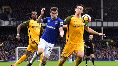 Right-back: Seamus Coleman (Everton) – The returning Leighton Baines was the outstanding player on the pitch as Everton beat Brighton but Coleman, the other full-back, also impressed. Rebecca Naden / Reuters