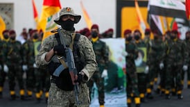 Members of the Popular Mobilisation Forces. Iran denies involvement in the PMF's decision-making. AFP