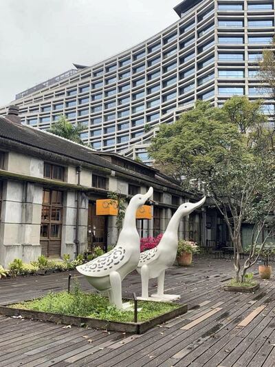 The Songshan Cultural and Creative Park is a cluster of galleries in a converted tobacco factory