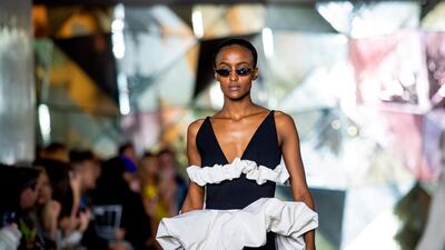 The Christian Siriano autumn/winter 2019 fashion show during New York Fashion Week on February 9, 2019. AFP