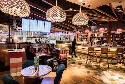 Tuck into festive turkey and cranberry burgers at Giraffe, Terminal 1. Courtesy DXB