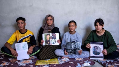 She appealed for international assistance to 'help us find a trace of our families, to find out if they are dead or alive'