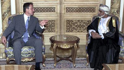 Tony Blair, the former British prime minister, spent much time with Sultan Qaboos of Oman. Getty Images