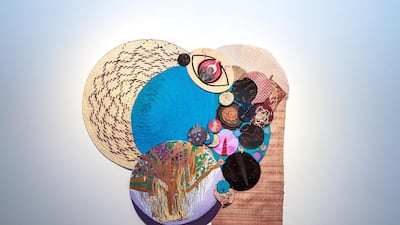 Elizabeth Dorazio’s work at NYUAD Project Space features the baobab tree from her native Brazil. Victor Besa / The National