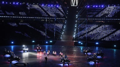 Exo perform during the Closing Ceremony of the PyeongChang 2018 Winter Olympic Games at PyeongChang. David Ramos / Getty