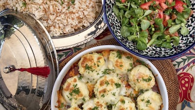 The hasanpasa kofte is served with vermicelli rice. Victor Besa /The National