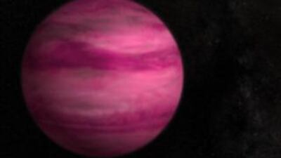 GJ 504 b is four times the size of Jupiter and is 57 light-years away from Earth. Nasa reports that this world is still glowing from the heat of its formation and its colour would appear as a dull magenta.