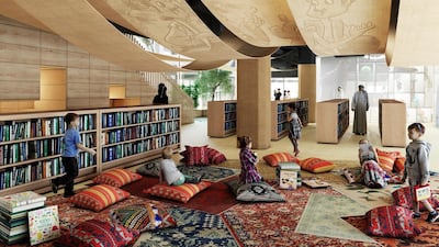 “We’re designing it as a child would design his or her library,” says Mohammed Khalifa Al Mubarak, chairman of the Department of Culture and Tourism Abu Dhabi