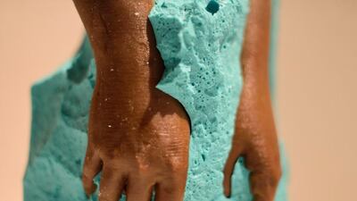 Artwork by Moza Almatrooshi, one of the UAE-based talents in the 2015-2016 residency programme at Tashkeel. Courtesy of Moza Almatrooshi