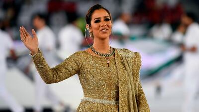 Yemeni singer Balqees Fathi, who performed during the opening ceremony for the 2019 AFC Asian Cup in January. AFP