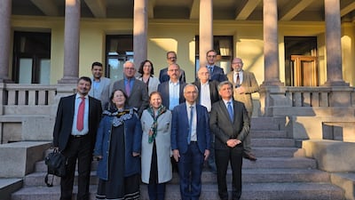 A meeting of Iranian opposition parties at the Iran Human Rights offices in Oslo. Photo: Duman Radmehr