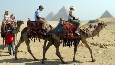 Egypt’s tourism industry earned $11.5 billion at the height of the boom in 2010. Khaled Eliqi / EPA