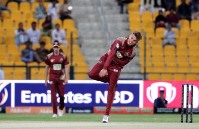 Chris Green picked up three wickets for Northern Warriors against Delhi Bulls. Pawan Singh / The National
