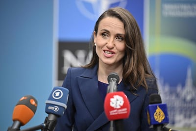 Romanian Foreign Minister Oana Toiu wants to accelerate the transfer of anti-drone capabilities to Romania. AFP