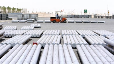 The expansion of Emal is part of Abu Dhabi's plan to diversify the economy and reduce its dependence on oil and gas. Jaime Puebla / The National