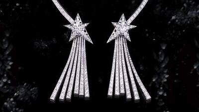The Etoile Filante 2 Comète necklace from the Bijoux de Diamants re-edition. Courtesy Chanel