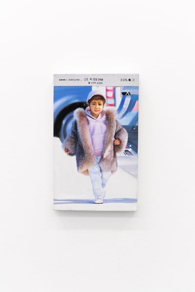 ‘1. Welcome’, a screenshot of North West, Kanye and Kim Kardashian’s daughter. Reem Mohammed / The National