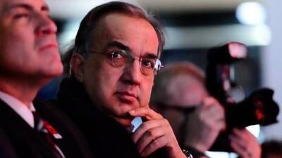 Sergio Marchionne, CEO of Fiat and Chrysler Group. Larry W Smith / EPA